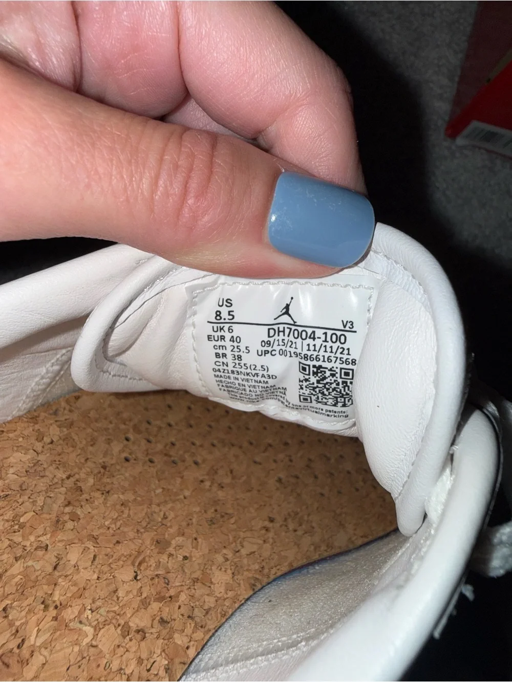 Womens Air Jordan 1 Elevate Low Sneakers - Wolf Grey (Size 8.5)